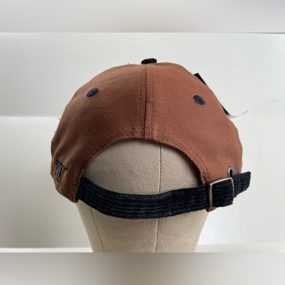 Vintage Rare Trojans College University Brown Hat Cap Raised Embroidery Letters - Picture 7 of 12